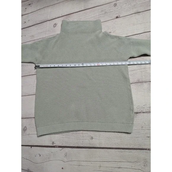 FREE PEOPLE Ottoman Slouchy Tunic in Oxide (muted mint green color) S EUC 950 - Picture 4 of 9